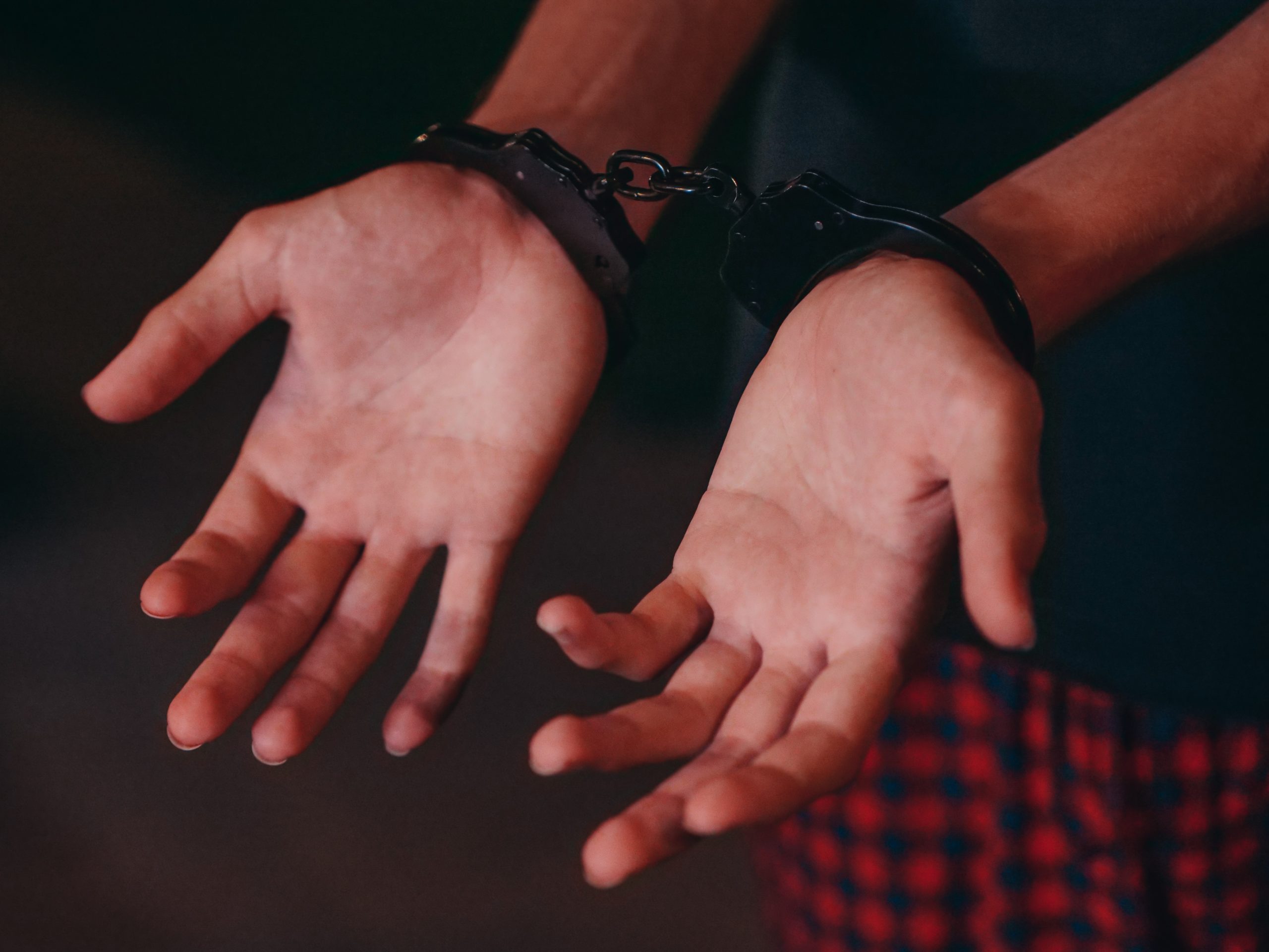 man in handcuffs