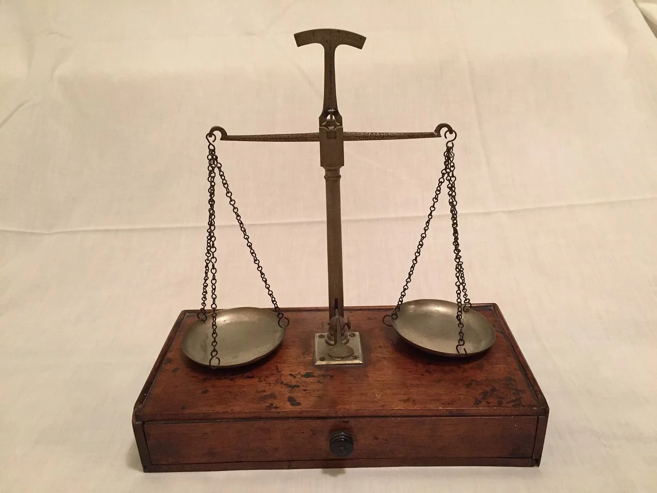 vintage scales of justice